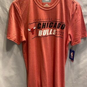 NBA Chicago Bulls Red Short Sleeve Tee